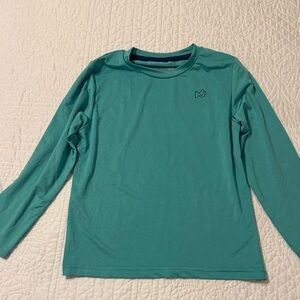 Teal Long Sleeve Shirt kids rash guard